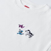 「アキライラストトレーナーB（シマウマと飼育員）」