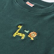 「アキライラストトレーナーA（キリンとライオン）」