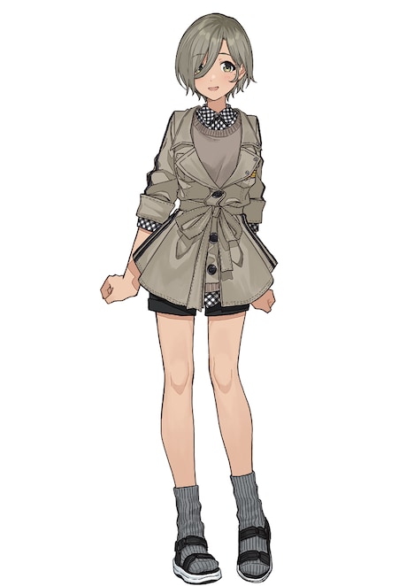 ベースのルパ。(CV:朱李)南アジア人の父と日本人の母を持つ、やや褐色のオリエンタルな雰囲気を漂わせる少女。芸術センスに溢れ、頭脳明晰。いわゆる天才肌で、その穏やかな話し方と、控えめな態度からみんなに一目置かれている。大酒飲みなのと、肝が据わり過ぎているのが玉にキズ。