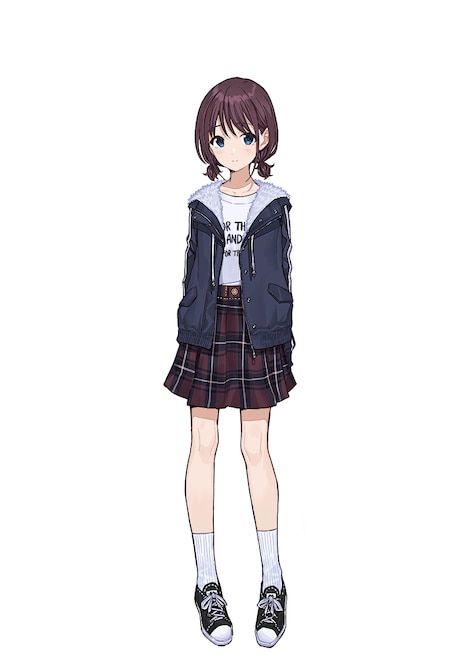 ボーカルの井芹仁菜。(CV:理名)やや引っ込み思案の普通の女の子。小中高と目立たない存在で、成績もごく普通。特に大きな夢もなく、空気を読んで、みんなに合わせて生きてきた。