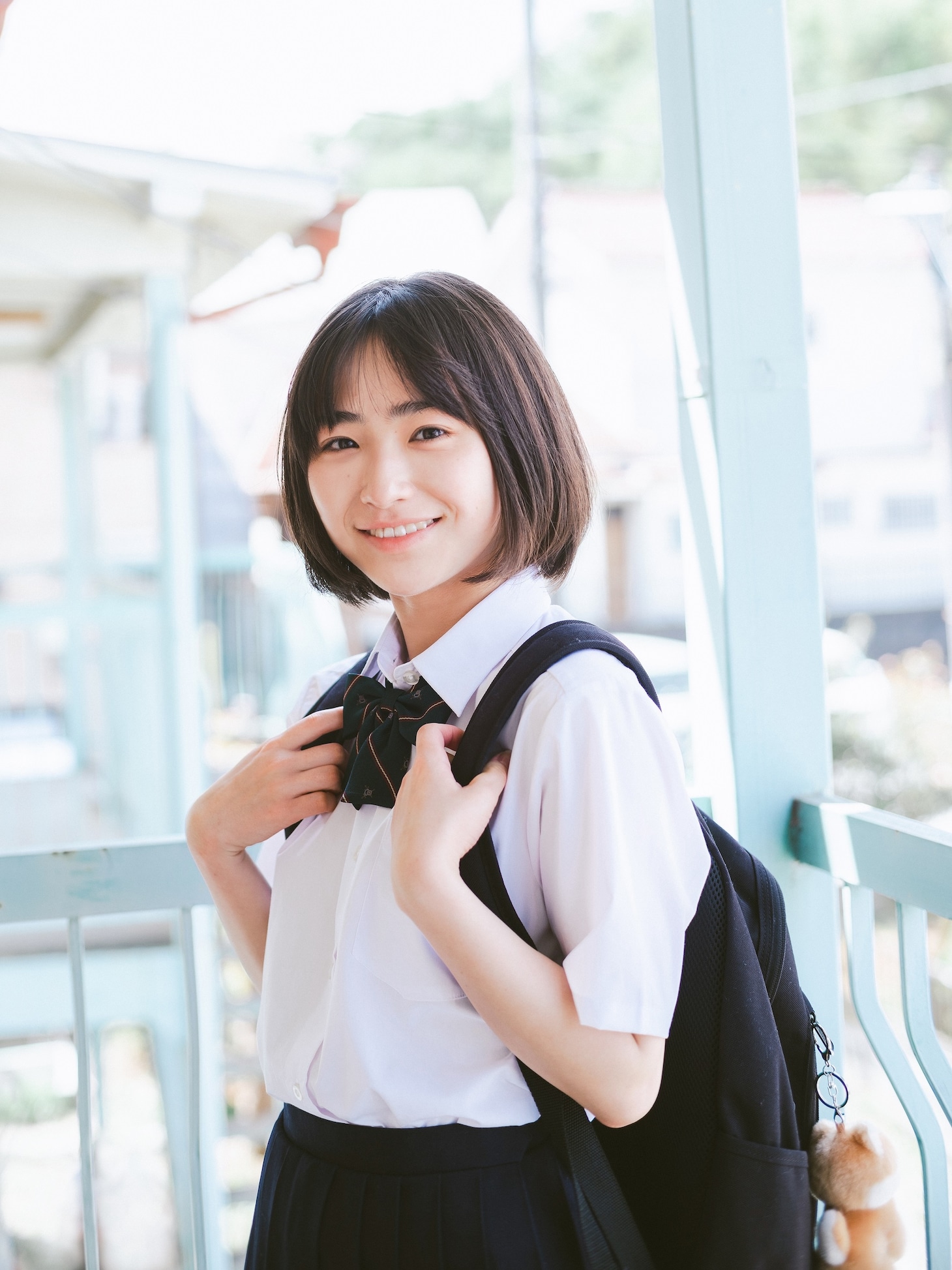 田牧そら扮する池田ミト。(c)BS松竹東急