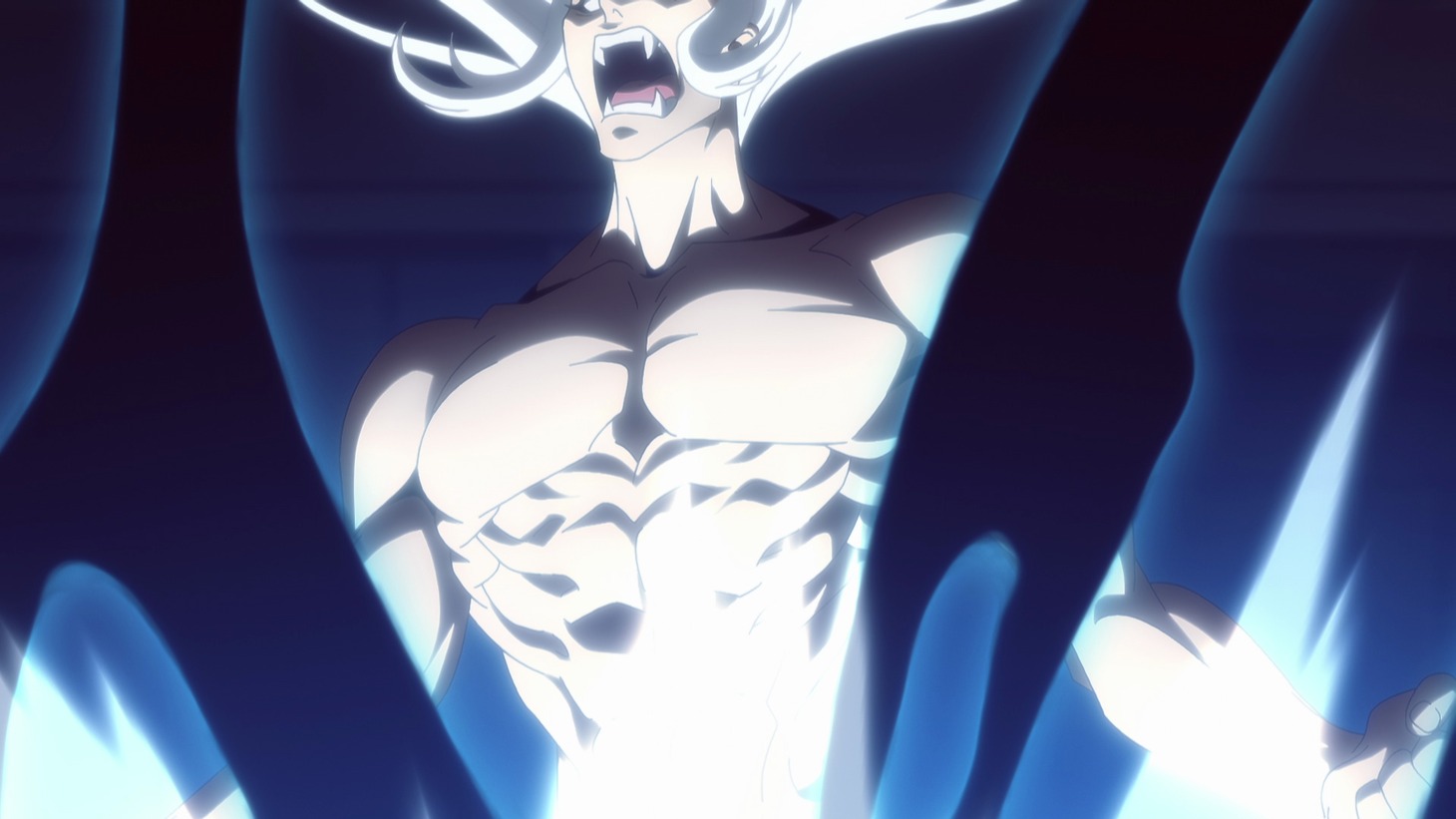 アニメ「BASTARD!!―暗黒の破壊神―」第2期第2弾PVより。(c)萩原一至/集英社・BASTARD!! 製作委員会