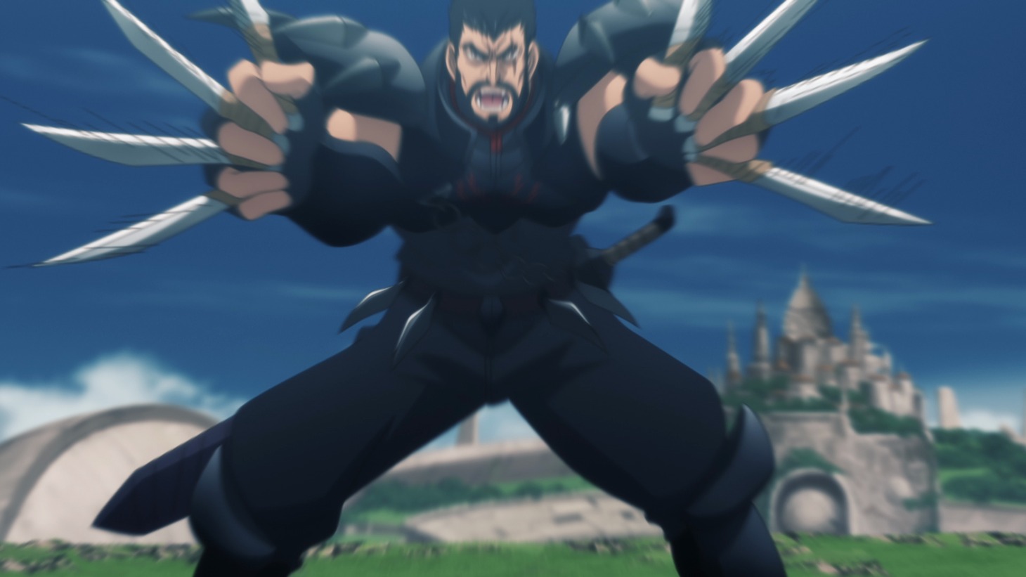 アニメ「BASTARD!!―暗黒の破壊神―」第2期第2弾PVより。(c)萩原一至/集英社・BASTARD!! 製作委員会