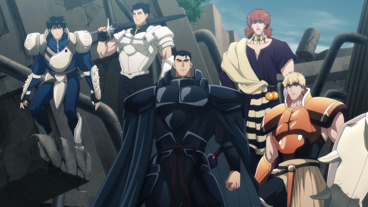 アニメ「BASTARD!!―暗黒の破壊神―」第2期第2弾PVより。(c)萩原一至/集英社・BASTARD!! 製作委員会