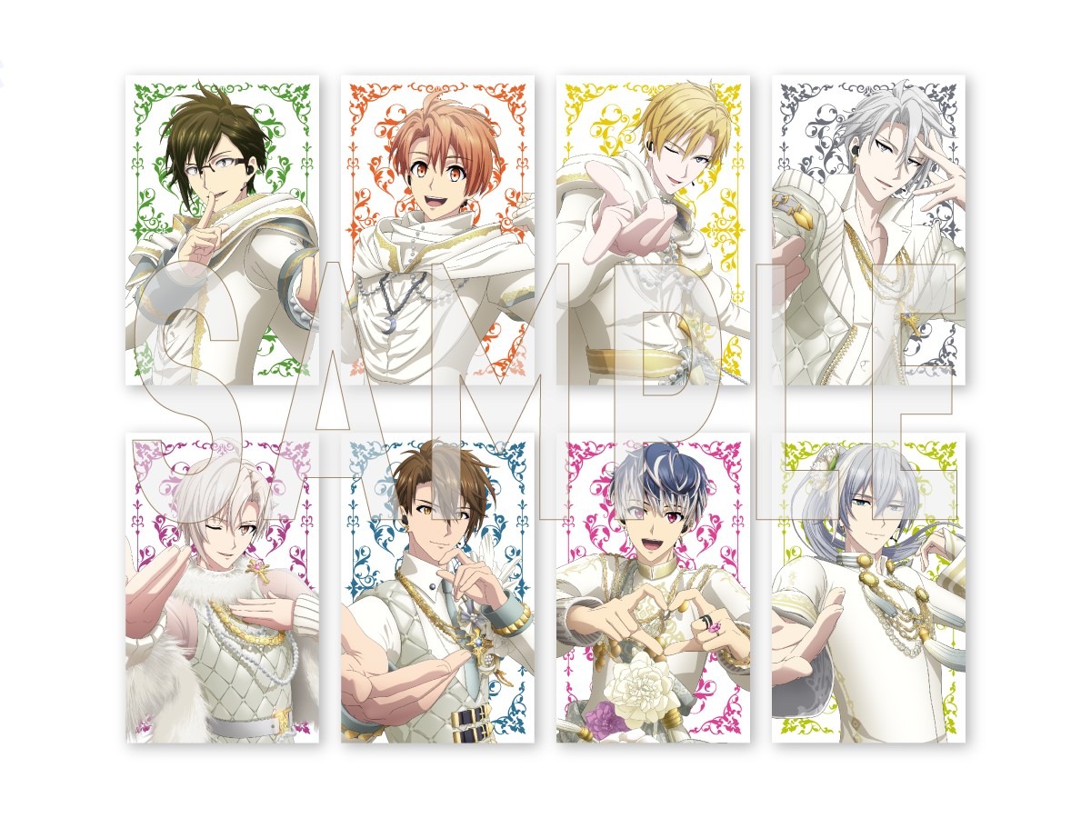 入場者プレゼント第3弾に用意された「アイドルメッセージカード＜グループB＞」。
