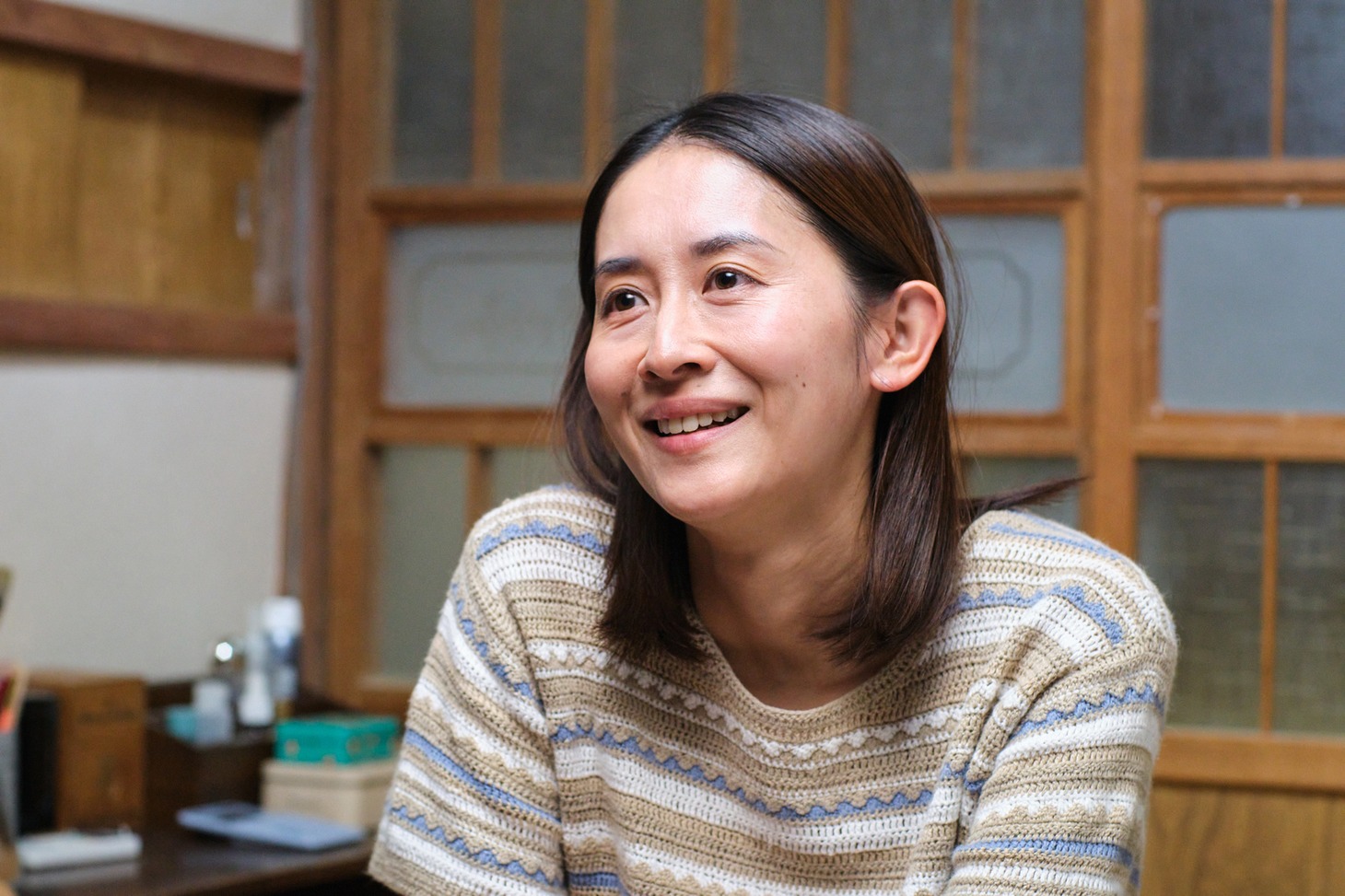 河井青葉演じる陽渚の母。