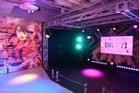 ライブステージをイメージしたコーナー。