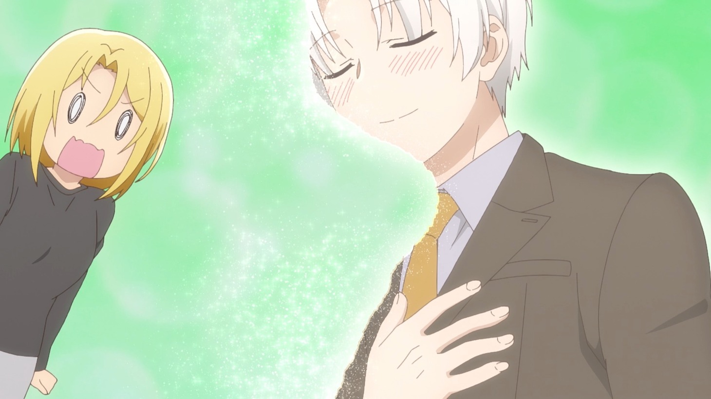 TVアニメ「うちの会社の小さい先輩の話」本PVより。 (c)斎創・竹書房／「うちの会社の小さい先輩の話」製作委員会
