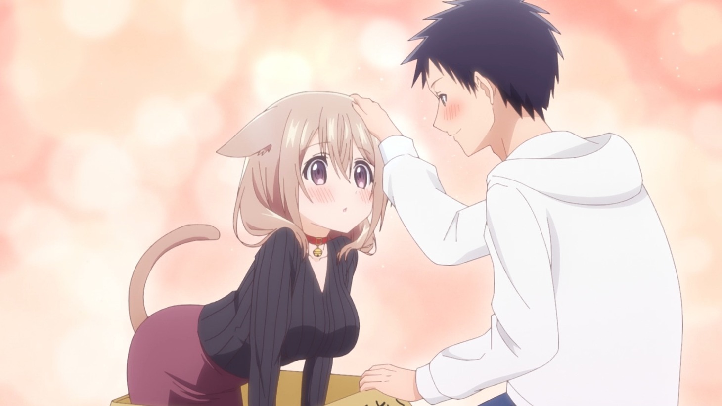 TVアニメ「うちの会社の小さい先輩の話」本PVより。 (c)斎創・竹書房／「うちの会社の小さい先輩の話」製作委員会