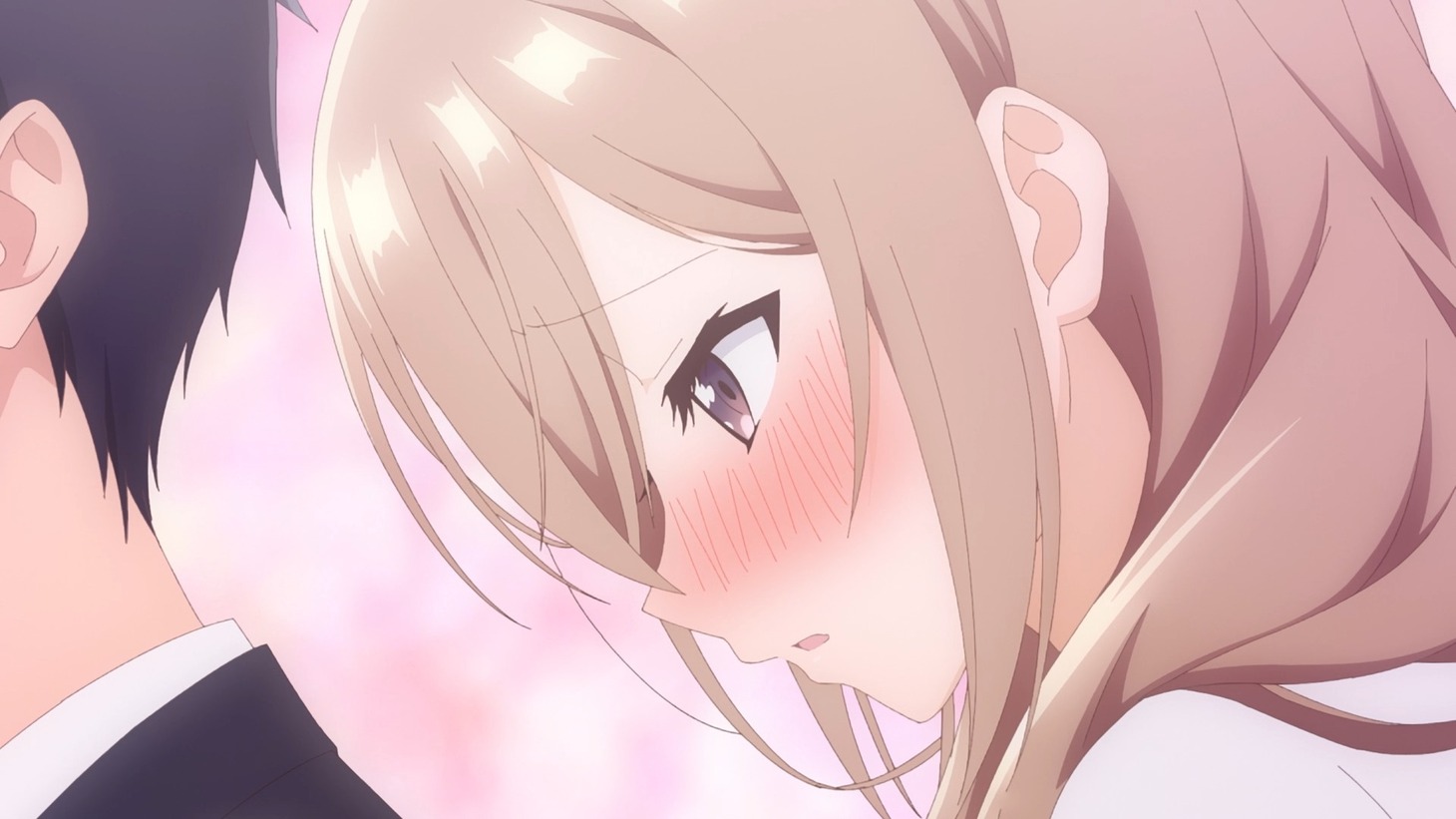 TVアニメ「うちの会社の小さい先輩の話」本PVより。 (c)斎創・竹書房／「うちの会社の小さい先輩の話」製作委員会