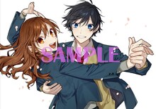 予約特典のA4クリアファイルに使用される萩原ダイスケの描き下ろしイラスト。(c)HERO・萩原ダイスケ/SQUARE ENIX・「ホリミヤ -piece-」製作委員会