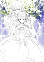 原作小説の最新刊「シュガーアップル・フェアリーテイル 銀砂糖師と紫紺の楽園」カバーイラストラフ