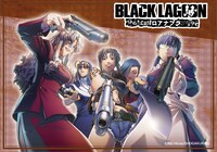 「BLACK LAGOON」カフェイベントの告知画像。