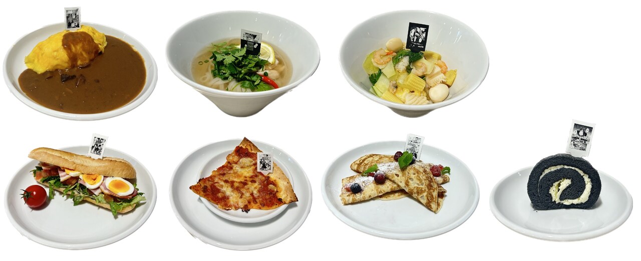 「BLACK LAGOON」で提供されるフードメニュー。