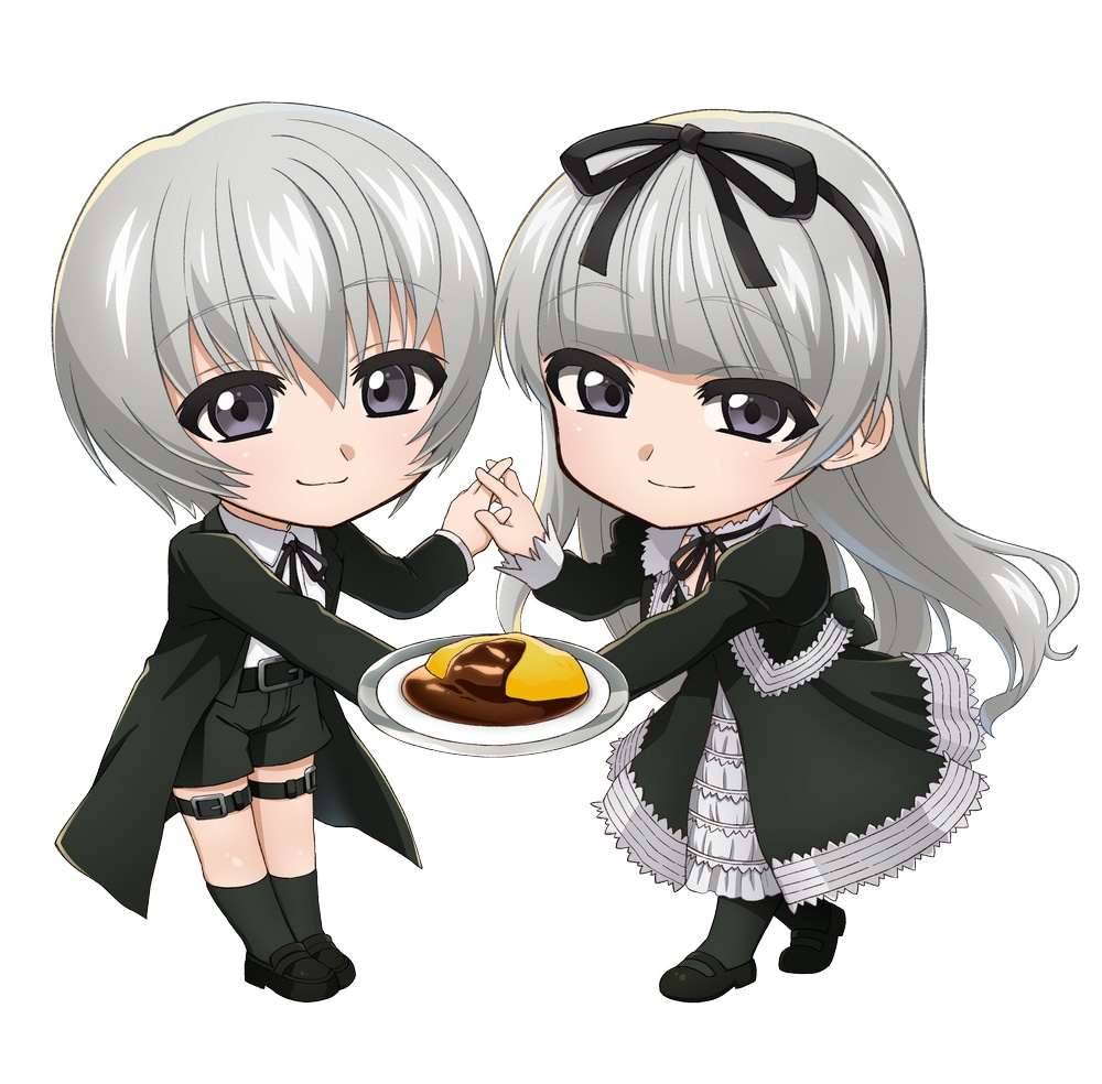 ヘンゼル＆グレーテルのデフォルイラスト。
