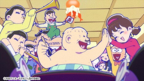 「おそ松さん～魂のたこ焼きパーティーと伝説のお泊り会～」本予告より。