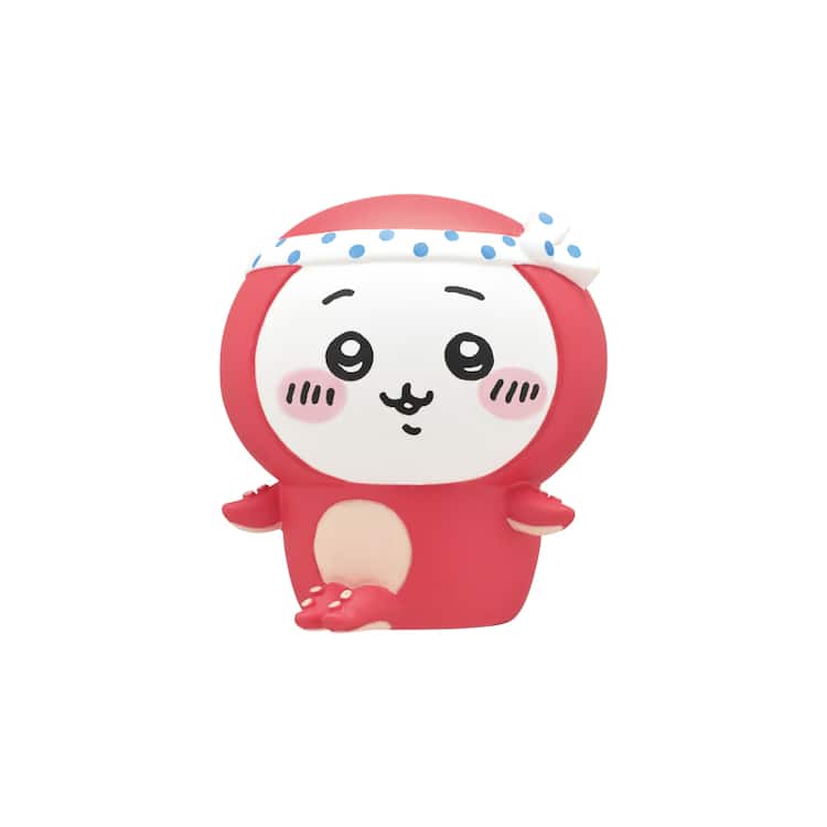 ちいかわ・ハチワレ・うさぎが「たこ合わせ」したソフビ、イカで来た 