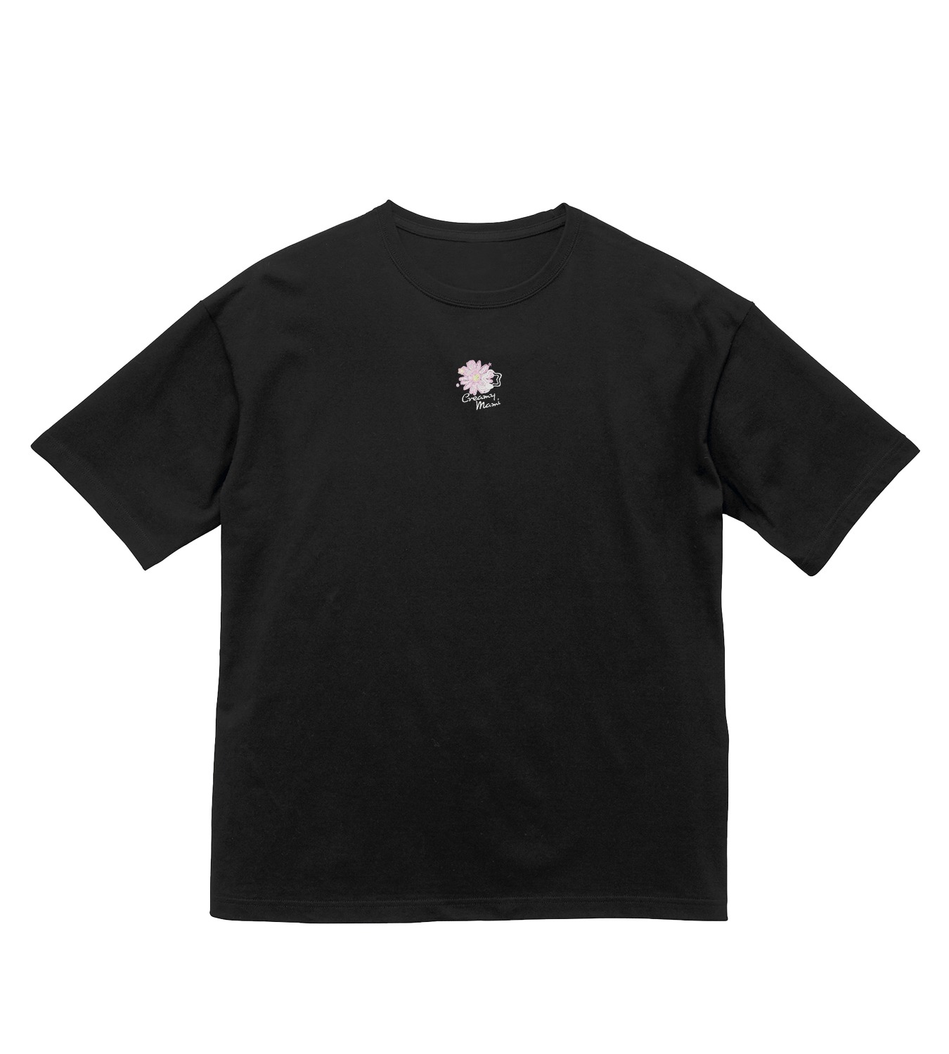 「arti-mate BIGシルエット刺繍Tシャツ フラワーモチーフver.」