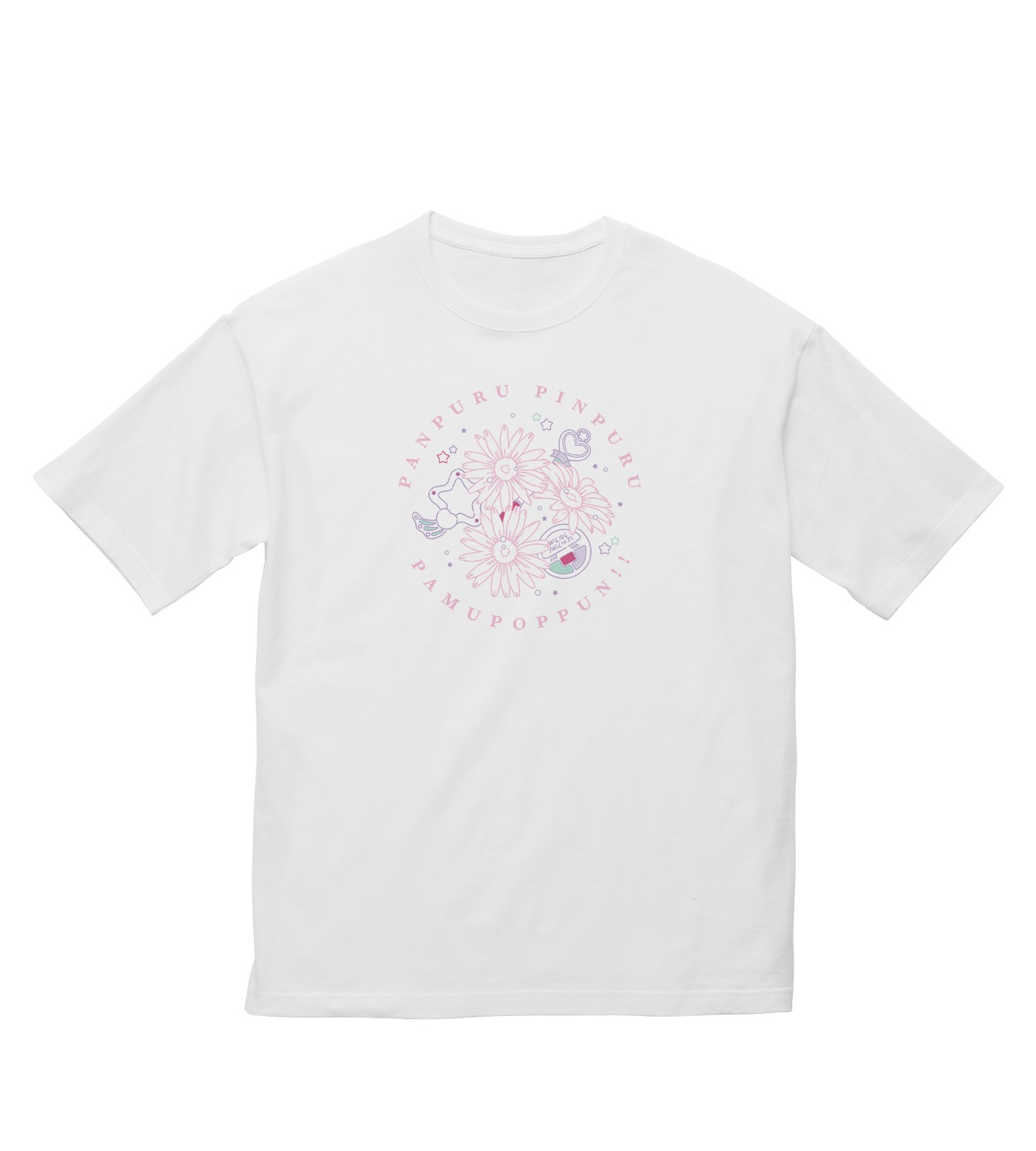 「arti-mate BIGシルエットTシャツ フラワーモチーフver.」