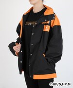 「アニメ『ハイキュー!!』 × ZOZOTOWN ジャケット＆アクリルキーホルダーセット」着用イメージ