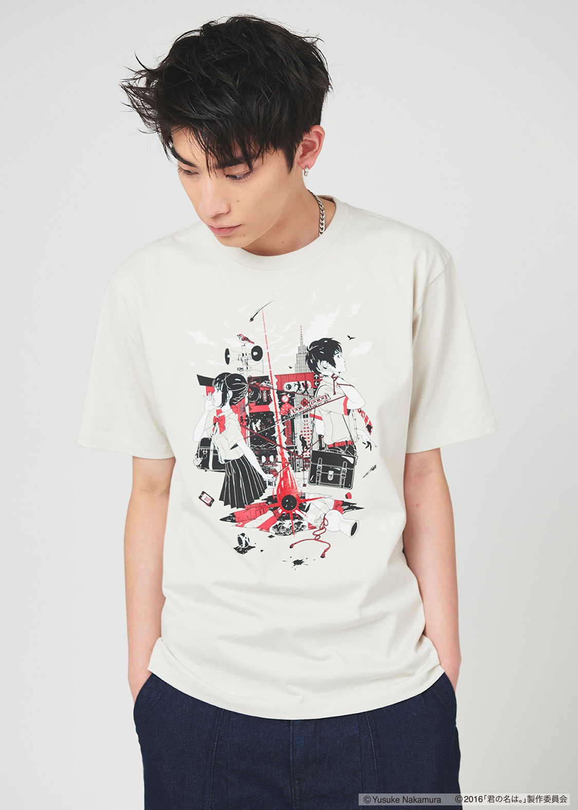 「君の名は。drawn by 中村佑介（君の名は。）Tシャツ」(c)2016「君の名は。」製作委員会
