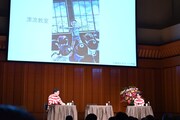 トークイベントの様子。