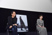 実写映画「岸辺露伴 ルーヴルへ行く」ティーチインの様子。