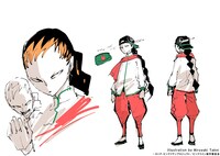 フッドのキャラクター原案イラスト。