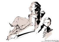 フッドのキャラクター原案イラスト。