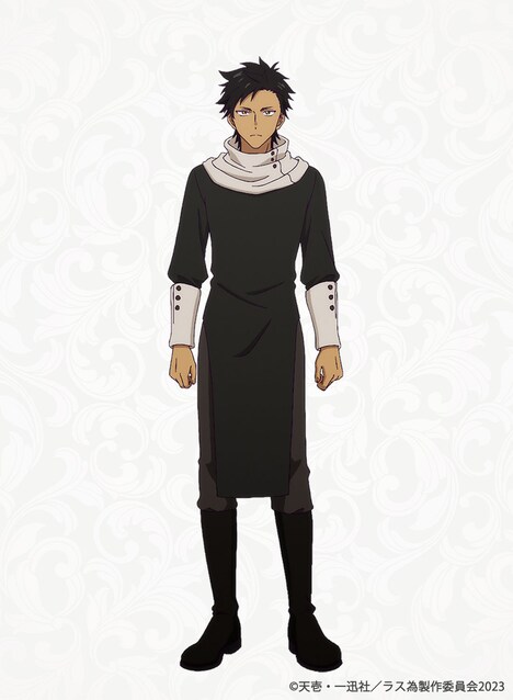 ヴァル(CV:諏訪部順一)ある特殊能力を持っており、騎士団襲撃の際に雇われていた盗賊。親に捨てられた過去を持ち、人に対する感情が不器用な面を併せ持つ。(c)天壱・一迅社/ラス為製作委員会2023