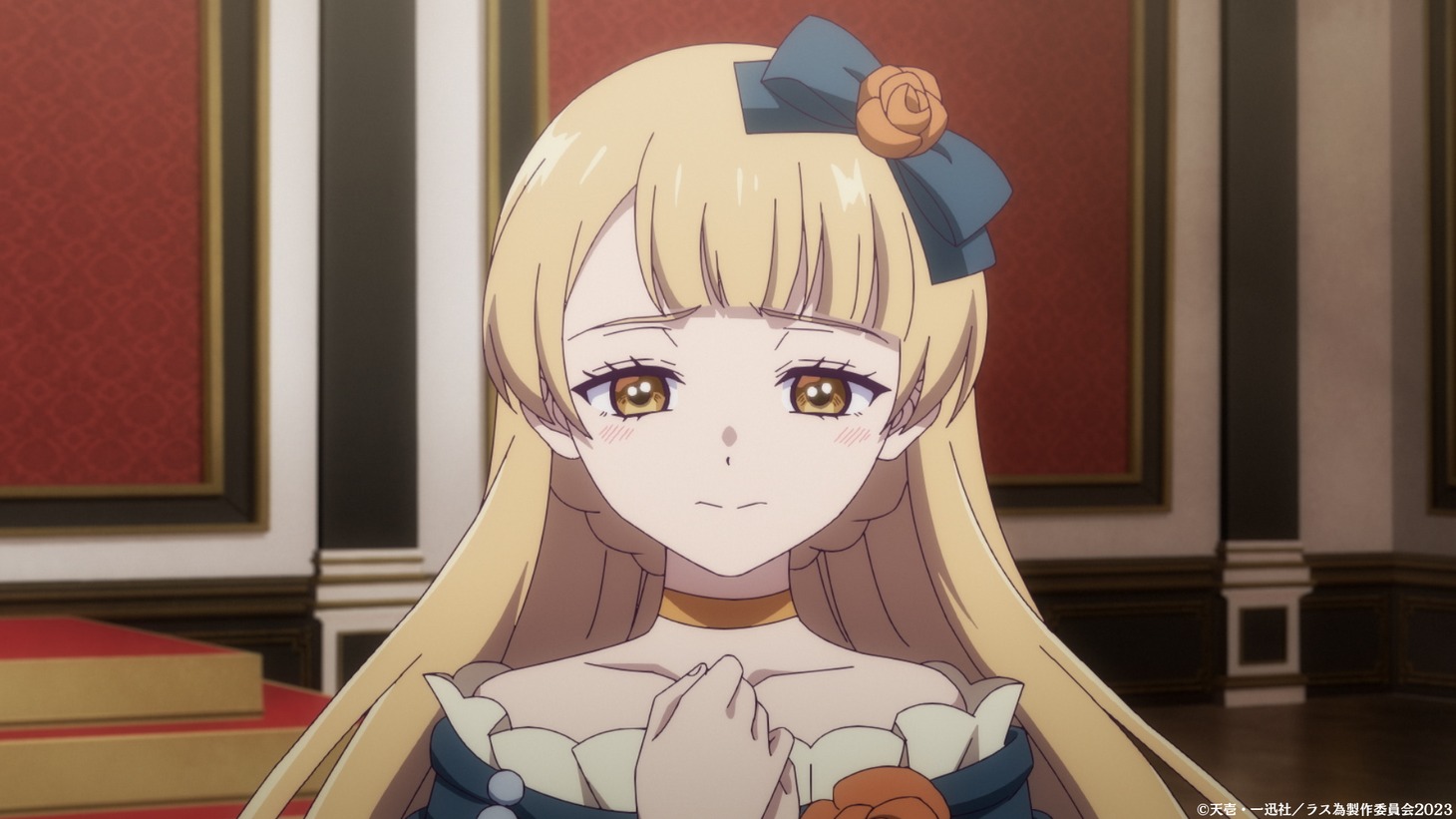 TVアニメ「悲劇の元凶となる最強外道ラスボス女王は民の為に尽くします。」第2弾PVより。(c)天壱・一迅社／ラス為製作委員会2023