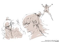 マリスのキャラクター原案イラスト。