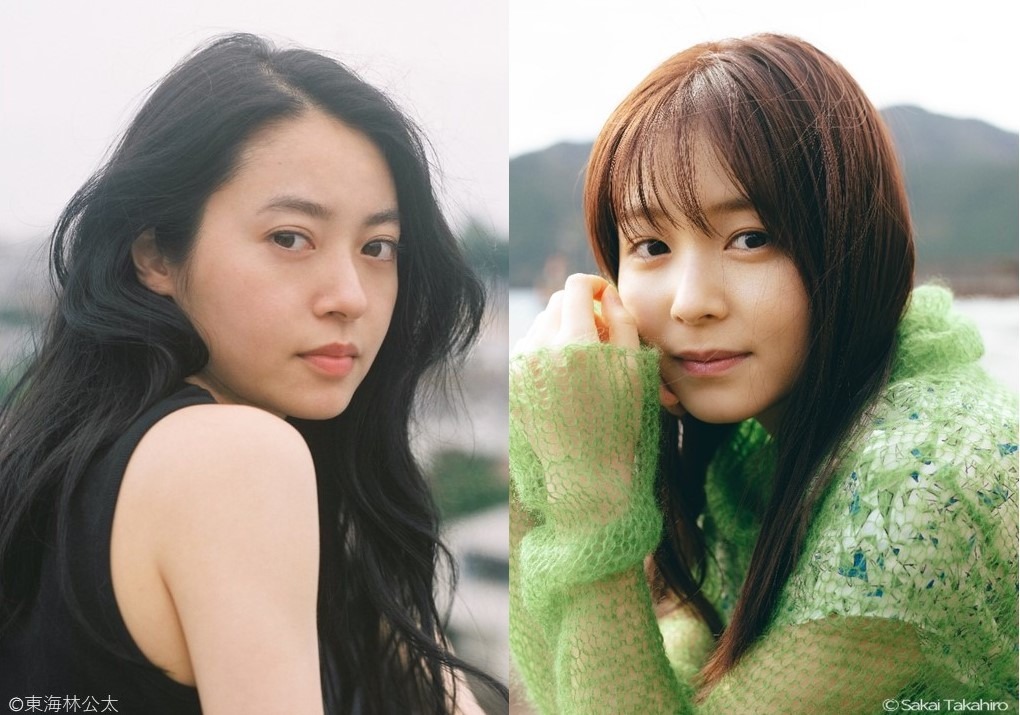 左から田辺桃子、久間田琳加。