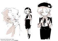 ピーターのキャラクター原案イラスト。