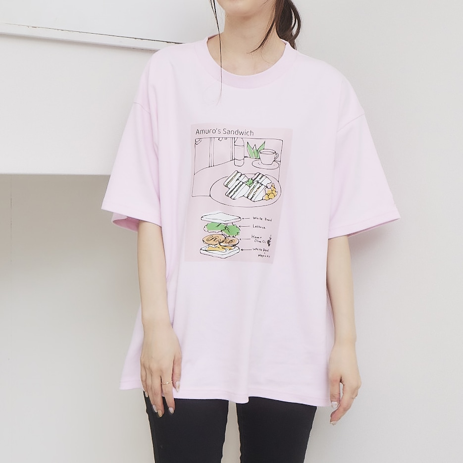 「Tシャツ 安室透モデル」（ピンク）