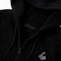 ジップアップパーカー（ブラック）