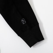 ジップアップパーカー（ブラック）