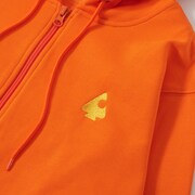 ジップアップパーカー（オレンジ）
