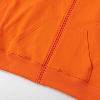 ジップアップパーカー（オレンジ）