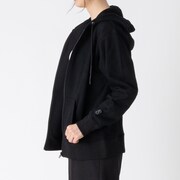 ジップアップパーカー（ブラック）