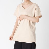 レディースカットソー（ベージュ）
