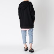 ジップアップパーカー（ブラック）