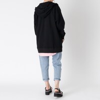 ジップアップパーカー（ブラック）