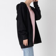 ジップアップパーカー（ブラック）