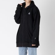 ジップアップパーカー（ブラック）