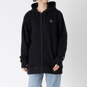 ジップアップパーカー（ブラック）