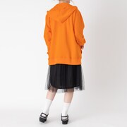 ジップアップパーカー（オレンジ）