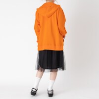 ジップアップパーカー（オレンジ）