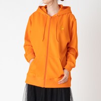 ジップアップパーカー（オレンジ）