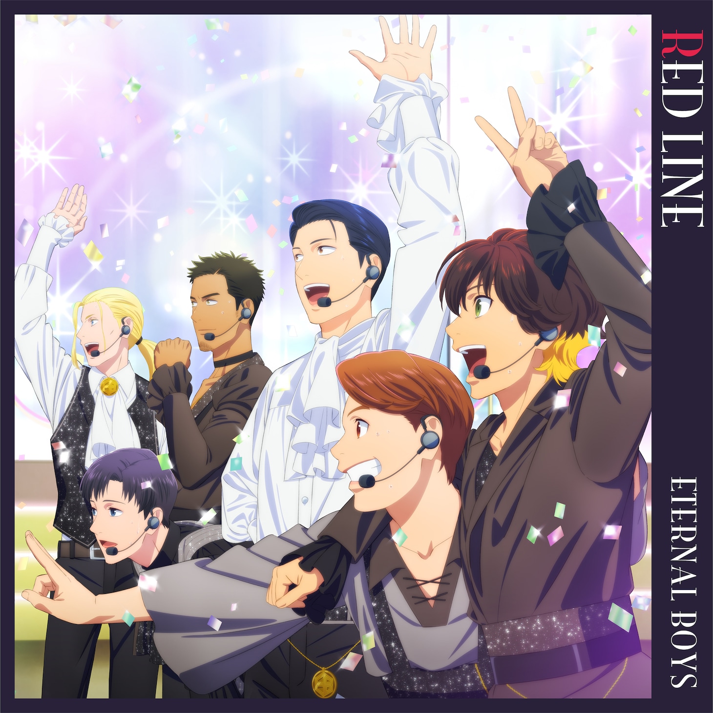 主題歌「Red line」のジャケット。